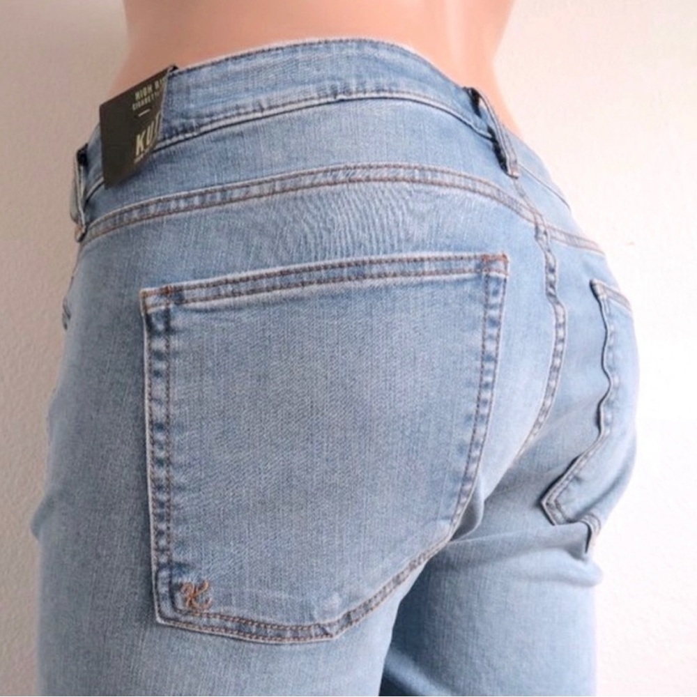 KUT from the KLOTH Jeans Women Cigarette Leg Skinny Distressed Plus Size 20W NWT